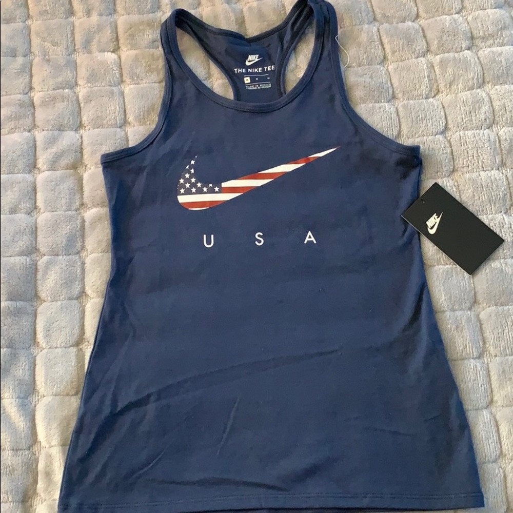 Nike Girls USA flag tank